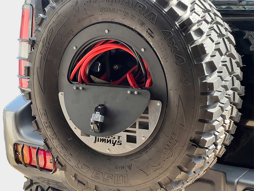 Suzuki Jimny Lockable Wheel Box Storage Molle Panel - 1998-Present