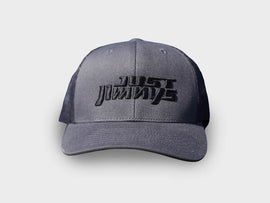 Just Jimnys Embossed Logo Trucker Cap - Grey