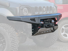 Suzuki Jimny Metal Front Winch Bumper, Winch Tray & Bashguard 1998-2018